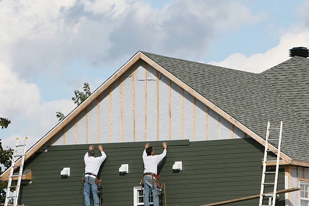 Professional Wood Siding technician working in Grove City, OH